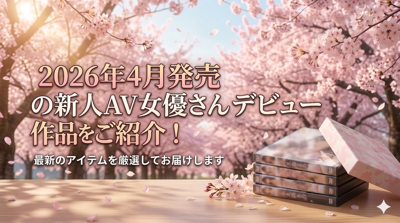 2026年4月発売 の新人AV女優さんデビュー作品をご紹介!