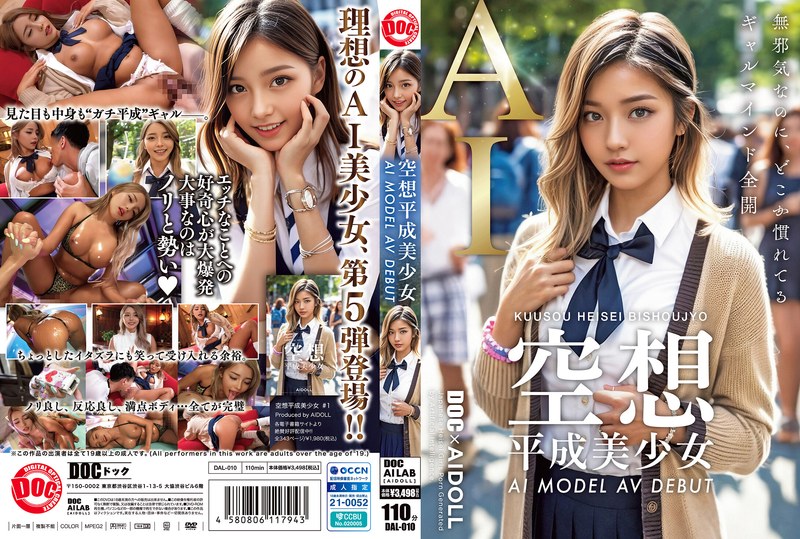 DAL10 空想平成美少女 AI MODEL AV D