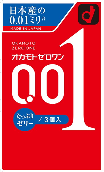 OKAMOTO24 ｵｶﾓﾄ ｾﾞﾛﾜﾝ 0.01ﾐﾘ たっぷりｾﾞﾘｰ